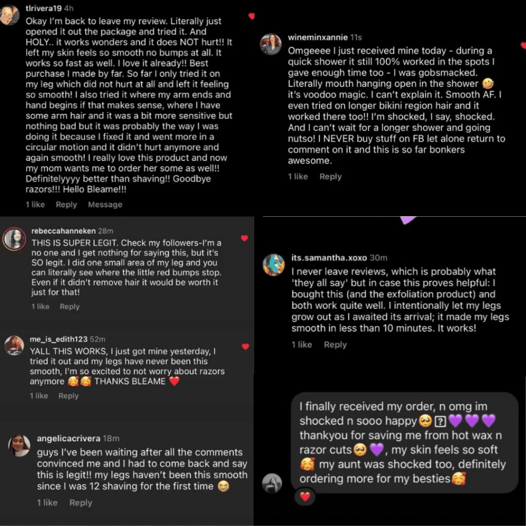 Bleame Crystal Hair Eraser