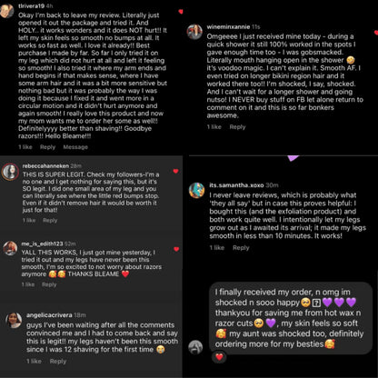 Bleame Crystal Hair Eraser